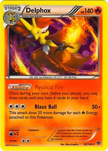 Delphox - 26/146 - Blister Exclusives - #026 - Pokemon TCG card
