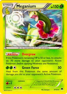 Meganium - 3/122 - Blister Exclusives - #003 - Pokemon TCG card