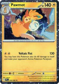 Pawmot - Blister Exclusives - #034 - Pokemon TCG card