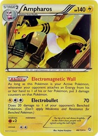 Ampharos - 40/124 #040 Ampharos - 40/124 - Blister Exclusives - #040 - Pokemon TCG card