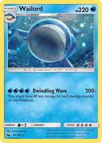 Wailord - 40/168 #040 Wailord - 40/168 - Blister Exclusives - #040 - Pokemon TCG card