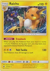 Raichu - 41/147 #041 Raichu - 41/147 - Blister Exclusives - #041 - Pokemon TCG card