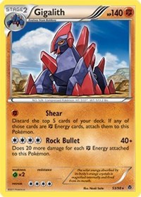 Gigalith - 53/98 #053 Gigalith - 53/98 - Blister Exclusives - #053 - Pokemon TCG card