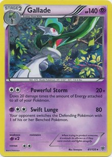 Gallade - 61/135 #061 Gallade - 61/135 - Blister Exclusives - #061 - Pokemon TCG card