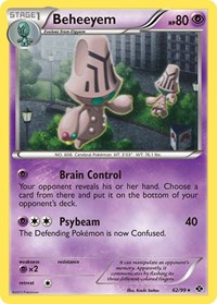 Beheeyem - 62/99 - Blister Exclusives - #062 - Pokemon TCG card