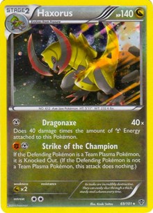 Haxorus - 69/101 #069 Haxorus - 69/101 - Blister Exclusives - #069 - Pokemon TCG card