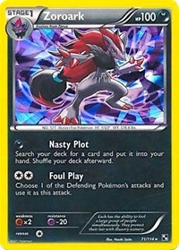 Zoroark - 71/114 - Blister Exclusives - #071 - Pokemon TCG card