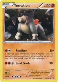 Terrakion - 73/101 #073 Terrakion - 73/101 - Blister Exclusives - #073 - Pokemon TCG card