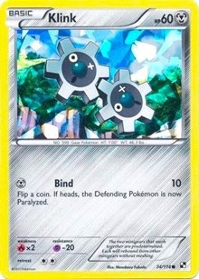 Klink - 74/114 #074 Klink - 74/114 - Blister Exclusives - #074 - Pokemon TCG card