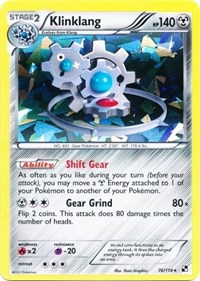Klinklang - 76/114 #076 Klinklang - 76/114 - Blister Exclusives - #076 - Pokemon TCG card