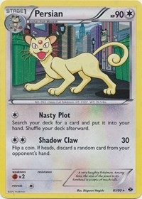Persian - 81/99 #081 Persian - 81/99 - Blister Exclusives - #081 - Pokemon TCG card