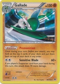 Gallade - 84/162 #084 Gallade - 84/162 - Blister Exclusives - #084 - Pokemon TCG card