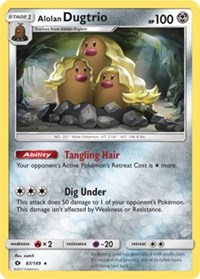 Alolan Dugtrio - 87/149 #087 Alolan Dugtrio - 87/149 - Blister Exclusives - #087 - Pokemon TCG card