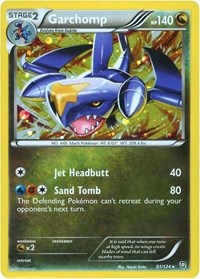 Garchomp - 91/124 #091 Garchomp - 91/124 - Blister Exclusives - #091 - Pokemon TCG card
