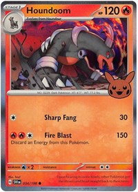 Houndoom - Trick or Trade BOOster Bundle 2023 - #034 - Pokemon TCG card
