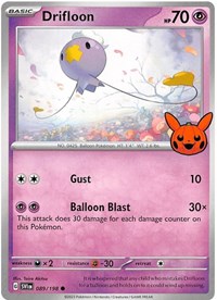 Drifloon - Trick or Trade BOOster Bundle 2023 - #089 - Pokemon TCG card