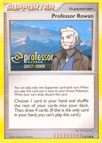 Professor Rowan (2007) - Professor Program Promos - #112 - Pokemon TCG card
