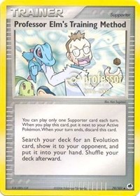 Professor Elm's Training Method (2006-2007) - Professor Program Promos - #79 - Pokemon TCG card