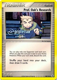 Prof. Oak's Research (2004-2005) - Professor Program Promos - #98 - Pokemon TCG card