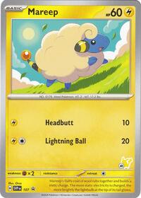 Mareep - Pikachu 41 #107 Mareep - Pikachu 41 - Battle Academy 2024 - #107 - Pokemon TCG card