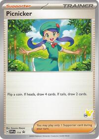 Picnicker - Pikachu 26 #114 Picnicker - Pikachu 26 - Battle Academy 2024 - #114 - Pokemon TCG card
