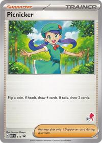 Picnicker - Armarouge 47 #114 Picnicker - Armarouge 47 - Battle Academy 2024 - #114 - Pokemon TCG card
