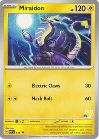 Miraidon - Pikachu 23 - Battle Academy 2024 - #148 - Pokemon TCG card