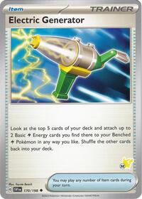 Electric Generator - Pikachu 32 #170 Electric Generator - Pikachu 32 - Battle Academy 2024 - #170 - Pokemon TCG card