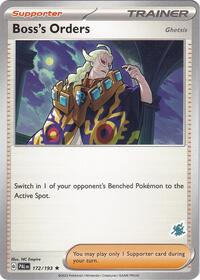 Boss's Orders - Darkrai Deck - Battle Academy 2024 - #172 - Pokemon TCG card