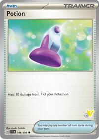 Potion - Pikachu 15 #188 Potion - Pikachu 15 - Battle Academy 2024 - #188 - Pokemon TCG card