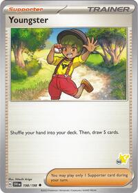 Youngster - Pikachu 50 #198 Youngster - Pikachu 50 - Battle Academy 2024 - #198 - Pokemon TCG card