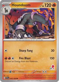 Houndoom - Armarouge 27 #034 Houndoom - Armarouge 27 - Battle Academy 2024 - #034 - Pokemon TCG card