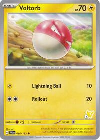 Voltorb - Pikachu 1 #066 Voltorb - Pikachu 1 - Battle Academy 2024 - #066 - Pokemon TCG card