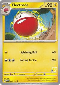 Electrode - Pikachu 25 #067 Electrode - Pikachu 25 - Battle Academy 2024 - #067 - Pokemon TCG card