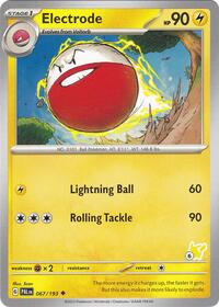 Electrode - Pikachu 6 #067 Electrode - Pikachu 6 - Battle Academy 2024 - #067 - Pokemon TCG card