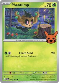 Phantump - Trick or Trade BOOster Bundle 2024 - #012 - Pokemon TCG card
