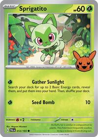 Sprigatito - Trick or Trade BOOster Bundle 2024 - #012 - Pokemon TCG card