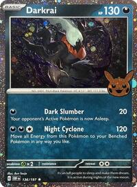 Darkrai - Trick or Trade BOOster Bundle 2024 - #136 - Pokemon TCG card