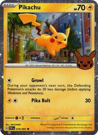 Pikachu #018 Pikachu - Trick or Trade BOOster Bundle 2024 - #018 - Pokemon TCG card