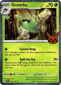 Sinistcha #022 Sinistcha - Trick or Trade BOOster Bundle 2024 - #022 - Pokemon TCG card
