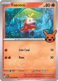 Fuecoco - Trick or Trade BOOster Bundle 2024 - #023 - Pokemon TCG card