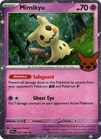 Mimikyu #037 Mimikyu - Trick or Trade BOOster Bundle 2024 - #037 - Pokemon TCG card