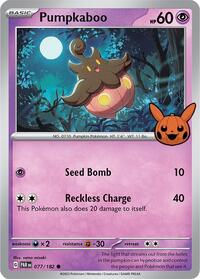 Pumpkaboo - Trick or Trade BOOster Bundle 2024 - #077 - Pokemon TCG card