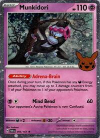 Munkidori #095 Munkidori - Trick or Trade BOOster Bundle 2024 - #095 - Pokemon TCG card
