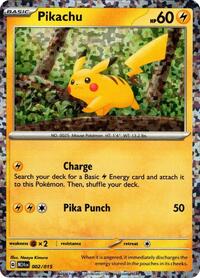Pikachu #002 Pikachu - McDonald's Promos 2024 - #002 - Pokemon TCG card