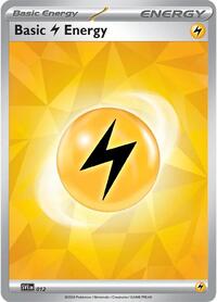Basic Lightning Energy - Scarlet & Violet: Energy (2023) - #012 - Pokemon TCG card