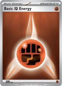 Basic Fighting Energy - Scarlet & Violet: Energy (2023) - #022 - Pokemon TCG card