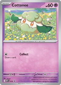 Cottonee - Mega Evolution Promo - #018 - Pokemon TCG card