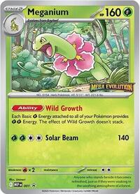 Meganium - Mega Evolution Promo - #001 - Pokemon TCG card