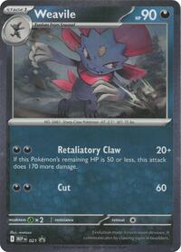 Weavile - Mega Evolution Promo - #021 - Pokemon TCG card